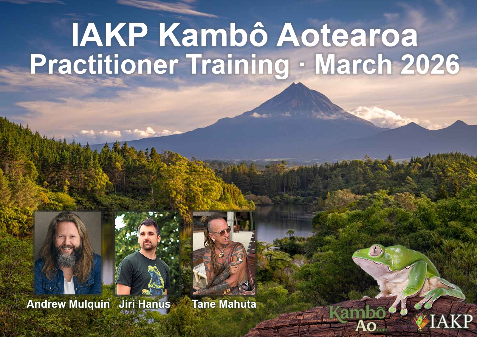 IAKP Kambô Practitioner Training in Taranaki, March 2026
